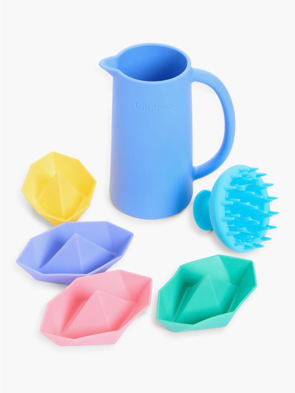 Lulyboo Baby Bathe & Play Set - Blue/Teal